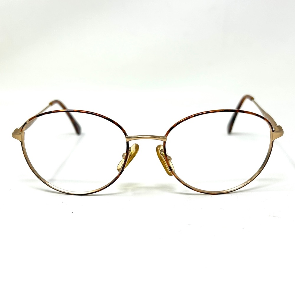 Vintage GUCCI GG2293 DR4 55 [] 18 135 tortoise Gold Eyeglassses Frame Only Italy - Picture 4 of 16